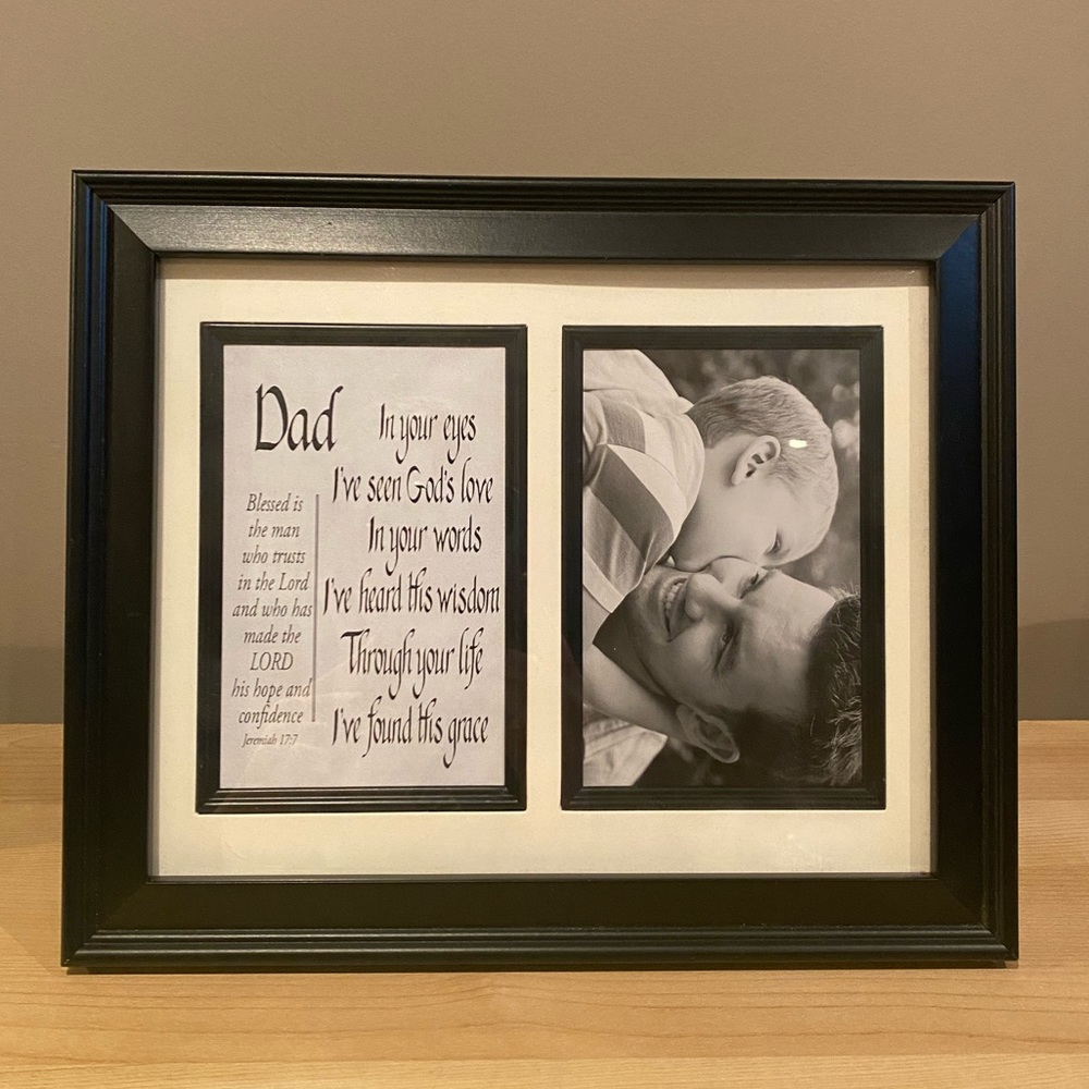 Religious Dad Photo Frame - Picture 1 of 2